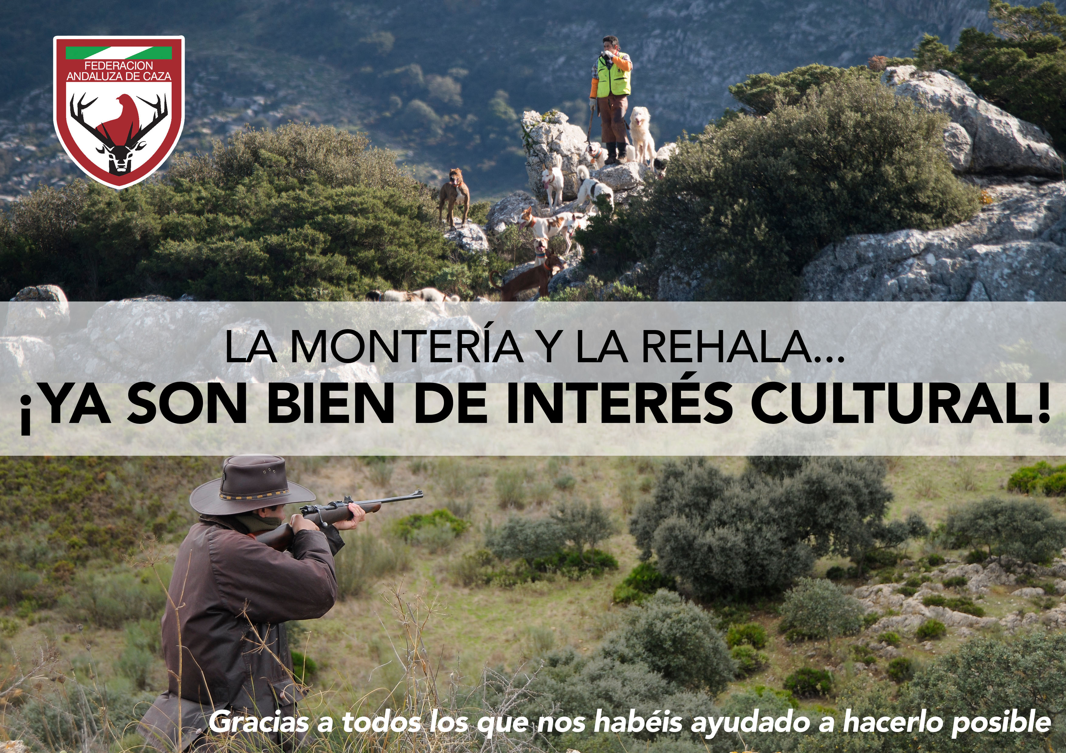 Día histórico para la caza: la Montería y la Rehala ya son Bien de Interés Cultural en Andalucía